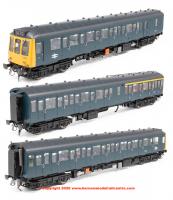 1177 Heljan Class 117 3 Car DMU - BR Blue